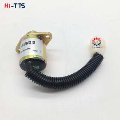 12V Baggermotorteile Brennstoffstop-Solenoidventil 16616-80016