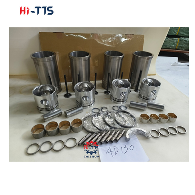 Reparaturteile für Traktoren und Baggermaschinen 4D130 Zylinder Liner Kit 6114-31-2111 Kolben 6114-30-2303 Ring