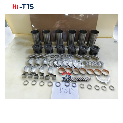 D6D Zylinder-Liner-Kit 0450-1365 2046-0011 2089-0422 Motoren-Wiederaufbau-Kits für Teile von Dieselmotoren