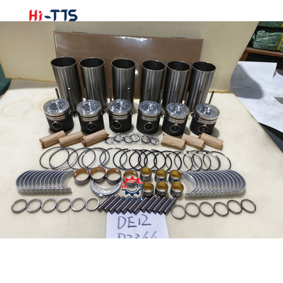 DE12 Baggermotor Teilename Zylinder Liner Kit komplett mit Liner Kolben Ringventile Bushing Vollverschluss Kit