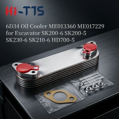 Ein guter Preis. 5P 6D34 Ölkühler ME013360 ME017229 für Bagger SK200-6 SK200-5 SK230-6 SK210-6 HD700-5 Online