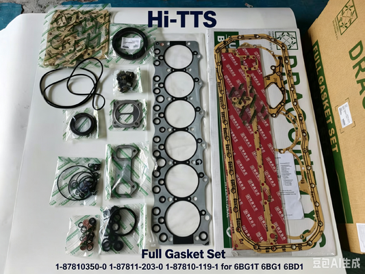 1-87810350-0 1-87811-203-0 1-87810-119-1Vollständiger Dichtungssatz für 6BG1T 6BG1 6BD1 Motorreparatursatz