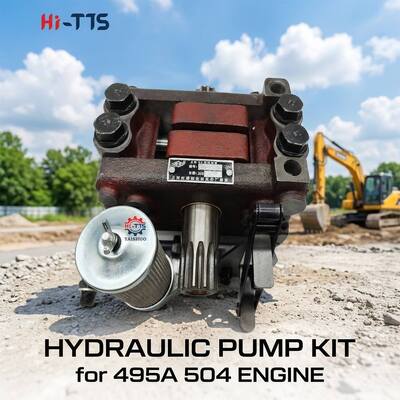 495 A 504 Präzisions-CNC-bearbeitte Hydraulikölpumpenbaugruppe für 495A 504 Diesel-Traktor, hergestellt in Shanghai, Jiangsu