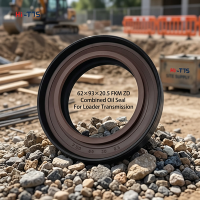 ZD62×93×20.5 FKM Doppelfederrechteckiger kombinierter Skelettöldicht Universalersatzwellendicht für ZL28 ZL30 928 930 Mini-Lader