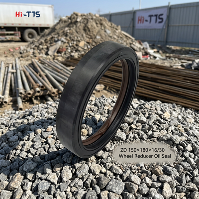 ZD 150×180×16/30 Rechteckiger Doppelfeder-Kombinations-Skelett-Wellendichtring passend für CG30B CG930 ZL30B-II ZL30E CG932H LW300F/KV CLG830 LG833 XG930 LG930 SEM630 Lader-Raduntersetzer-Ersatzdichtung