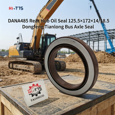 DANA 485 Hinterradnabe Wellendichtring OE 3104081-ZM01A Größe 125,5×172×14/18,5 für Dongfeng Tianlong Tianjin Schwerlastwagen & Reisebus Hinterachse Ersatzdichtung