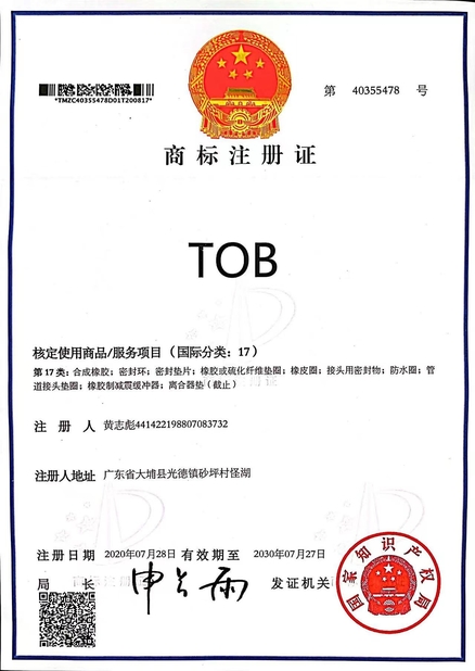 CHINA Guangzhou Taishuo Machinery Equipement Co.,Ltd Zertifizierungen